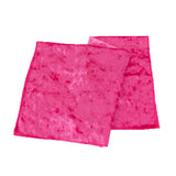 5 Pack Fuchsia Premium Crushed Velvet Linen Napkins, Decorative Soft Cloth Dinner Napkins