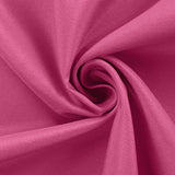 5 Pack Fuchsia Cloth Napkins with Hemmed Edges, Reusable Polyester Dinner Linen Napkins#whtbkgd