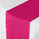 12"x108" Fuchsia Polyester Table Runner