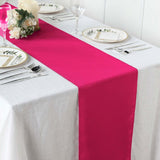 12"x108" Fuchsia Polyester Table Runner