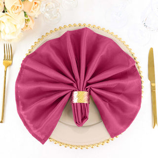 Elevate Your Tablescape with Fuchsia Dinner Napkins