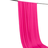 Fuchsia 4-Way Stretch Spandex Photography Backdrop Curtain with Rod Pockets, Drapery Panel