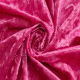 Fuchsia Seamless Premium Crushed Velvet Rectangle Tablecloth - 90x132inch for 6 Foot Table#whtbkgd