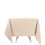 Nude Polyester Square Tablecloth 70"x70"