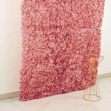 11 Sq ft. | Dusty Rose UV Protected Hydrangea Flower Wall Mat Backdrop