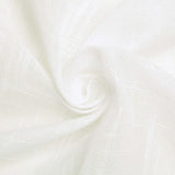 90x132 White Linen Rectangular Tablecloth, Slubby Textured Wrinkle Resistant Tablecloth#whtbkgd