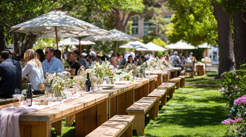 Garden Party Corporate Company Picnic Outdoor Gathering
