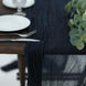 10ft Navy Blue Gauze Cheesecloth Boho Table Runner