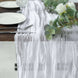 10ft White Gauze Cheesecloth Boho Table Runner