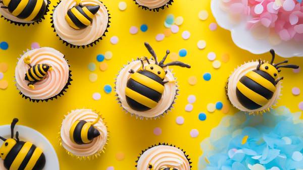 gender reveal- bee theme