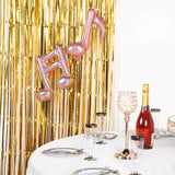 8ft Gold Metallic Tinsel Foil Fringe Doorway Curtain Party Backdrop