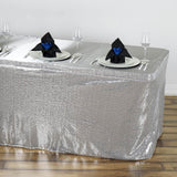 17FT Table Skirts | Tulle Fabric with Sequin