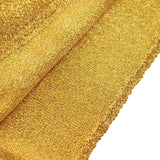 Set of 4 Gold Chiara Wedding Arch Covers Shimmer Tinsel Finish, Fitted Covers For Half Moon