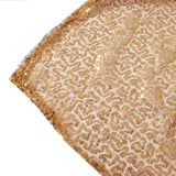 90x156" Gold Premium Sequin Rectangle Tablecloth