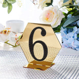 4inch Black Decorative Rhinestone Number Stickers DIY Crafts - 6