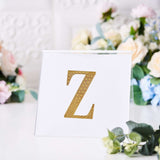 4inch Gold Decorative Rhinestone Alphabet Letter Stickers DIY Crafts - Z