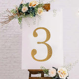 8 Inch | Gold Decorative Rhinestone Number Stickers DIY Crafts - 3