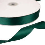 100 Yards 7/8" Hunter Emerald Green Satin Ribbon#whtbkgd