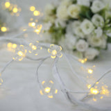 8.5ft Warm White Cherry Blossom Flower LED Fairy String Lights