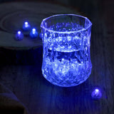 50 Pack Blue Round Mini LED Balls, Waterproof Battery Operated Balloon Lights