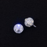 50 Pack Blue Round Mini LED Balls, Waterproof Battery Operated Balloon Lights