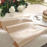 5 Pack | Champagne Premium Sheen Finish Velvet Cloth Dinner Napkins