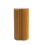 Gold Cylinder Display Column Stand, Pillar Pedestal Stand With Top Plate#whtbkgd