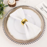 Pack of 4 | Gold Acrylic Napkin Rings