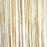 3ftx8ft Gold Silk Tassel String Curtains, Decorative Room Divider Panels