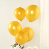 50 Pack Gold Biodegradable Balloons, Thickened Extra Strong Eco-friendly Latex Helium Party Ball