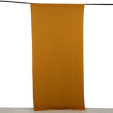 Gold 4-Way Stretch Spandex Photography Backdrop Curtain with Rod Pockets, Drapery Panel