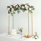 48inch Tall Gold Adjustable Over The Table Metal Flower Arch Frame Stand