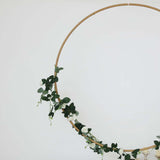 Metal Hoop Wreath, Floral Hoop, Wedding Hoops