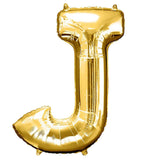 40inch Shiny Metallic Gold Mylar Foil Helium/Air Number and Letter Balloons