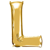 40inch Shiny Metallic Gold Mylar Foil Helium/Air Number and Letter Balloons