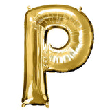 40inch Shiny Metallic Gold Mylar Foil Helium/Air Number and Letter Balloons