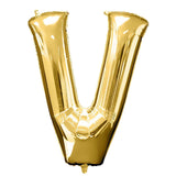 40inch Shiny Metallic Gold Mylar Foil Helium/Air Number and Letter Balloons