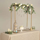 48inch Tall Gold Adjustable Over The Table Metal Flower Arch Frame Stand