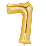 40inch Shiny Metallic Gold Mylar Foil Helium/Air Number and Letter Balloons