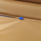 Gold Plastic Tablecloth Roll in A Cut-to-Size Box with Slide Cutter, Cuts Up to 36 Rectangle 8 Feet