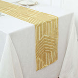 12x108inch Gold Diamond Glitz Sequin Table Runner