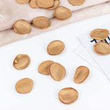 400 Pack | Matte Gold Life-Like Flower Petals, Silk Rose Petal Round Table Confetti