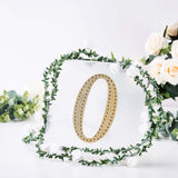 8inch Gold Decorative Rhinestone Alphabet Letter Stickers DIY Crafts - O