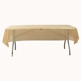 Gold Plastic Tablecloth Roll in A Cut-to-Size Box with Slide Cutter, Cuts Up to 36 Rectangle 8 Feet