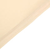 Set of 4 | Matte Beige Spandex Half Moon Chiara Backdrop Stand Covers
