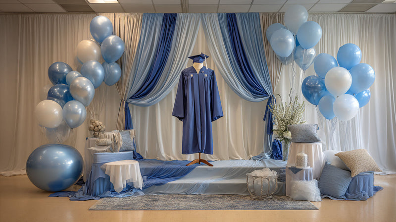Graduation Backdrop Color Coordination