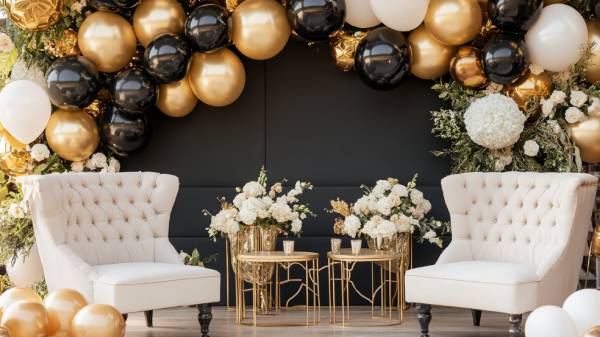 graduation backdrop- color theme