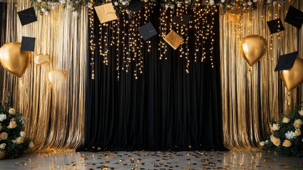 graduation backdrop