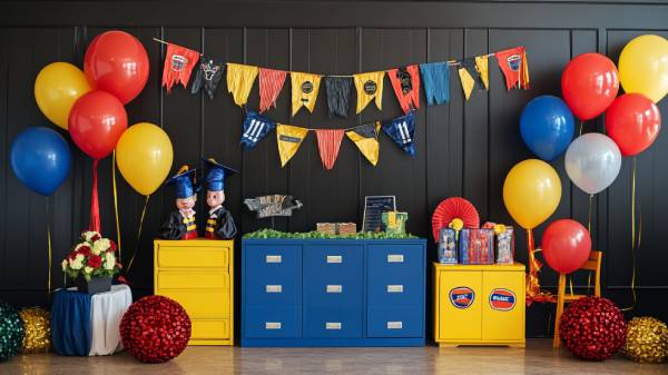 graduation backdrop wall