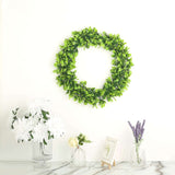 2 Pack | 21inch Green Artificial Lifelike Jasmine Leaf Spring Wreaths